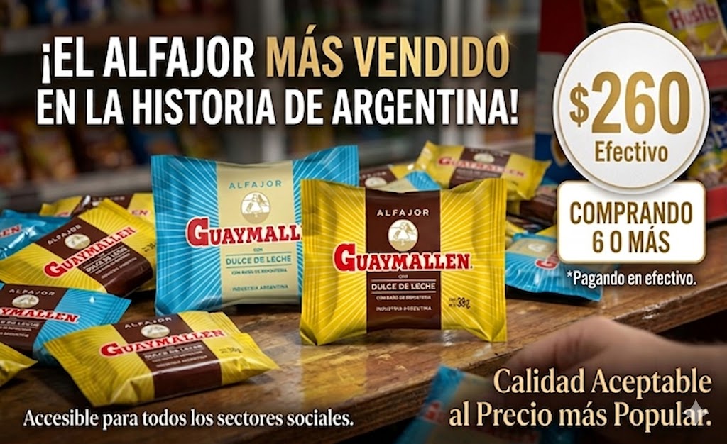 ALFAJOR GUAYMALLEN 38g BLANCO
